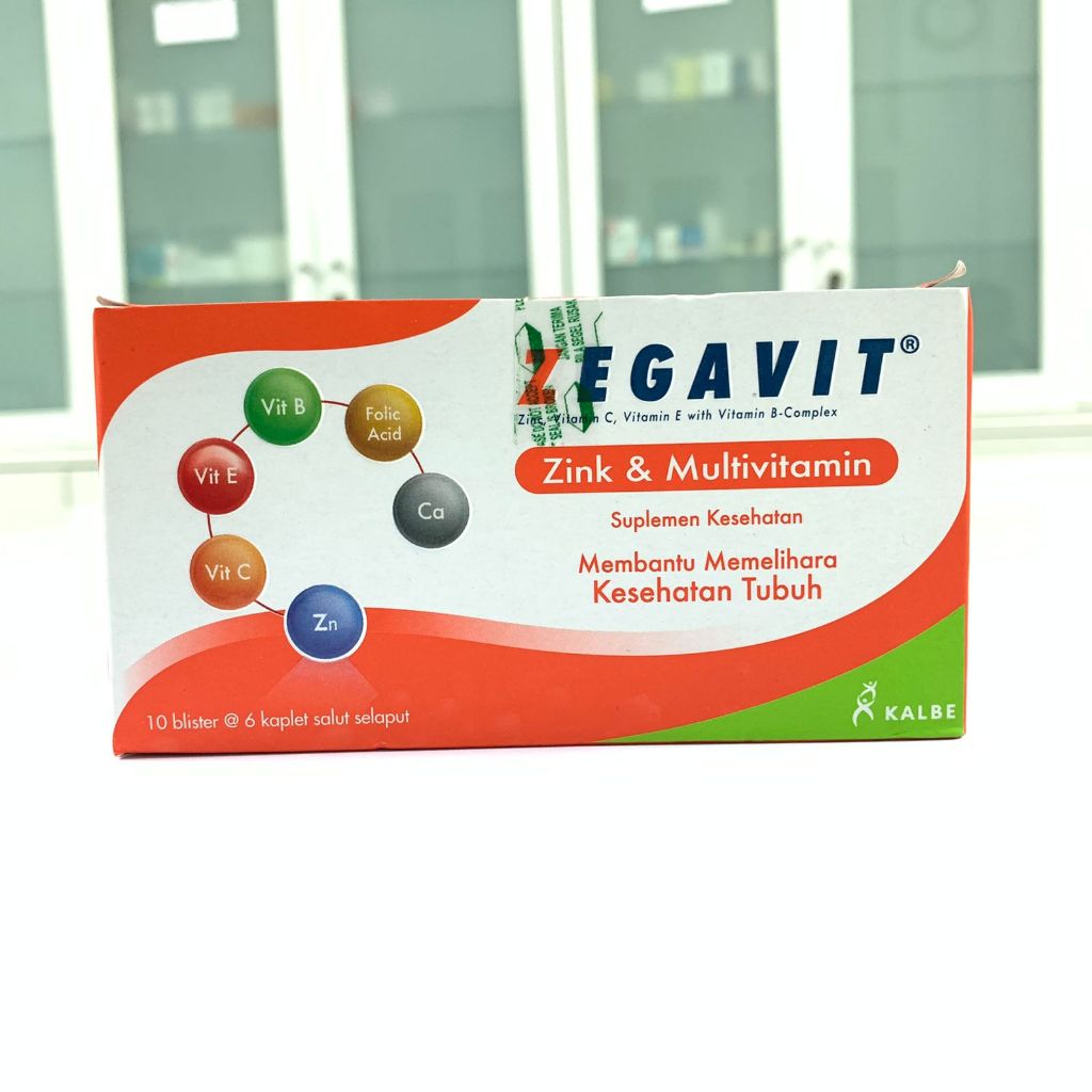 ZEGAVIT (Zinc + Multivitamin) Blister isi 6 Kaplet