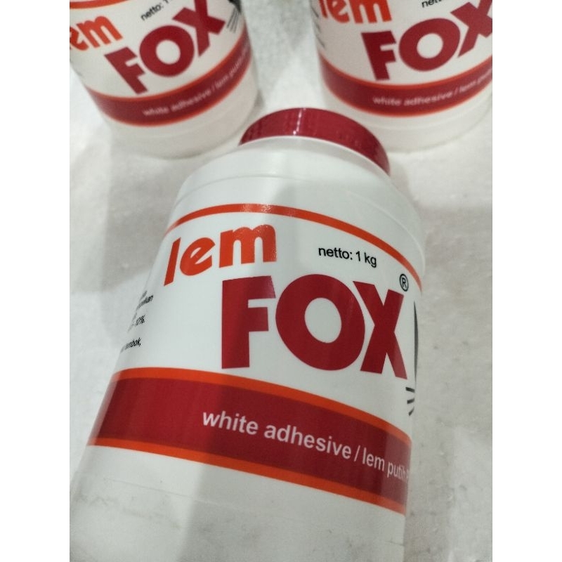 

LEM 150g merk FOX LEM 500 g merk FOX LEM 1 KG merk FOX