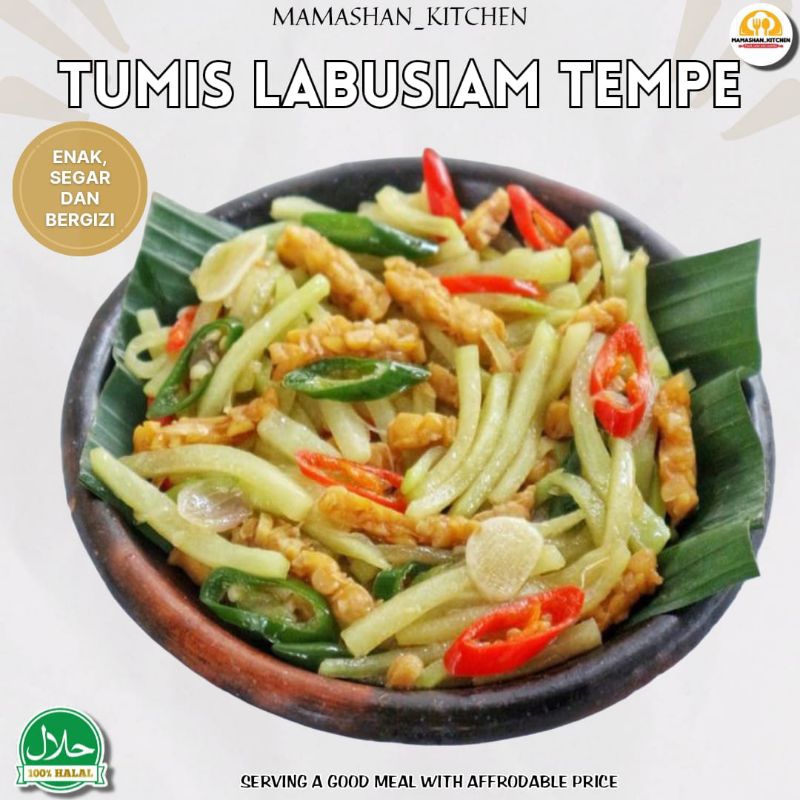 

MENU FAMILY..!! "TUMIS LABUSIAM TEMPE" EKONOMIS BINTANG LIMA