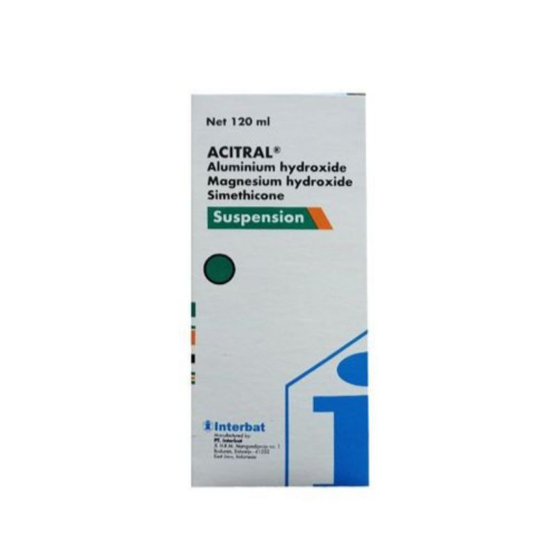 acitral syrup 120 ml / untuk asam lambung