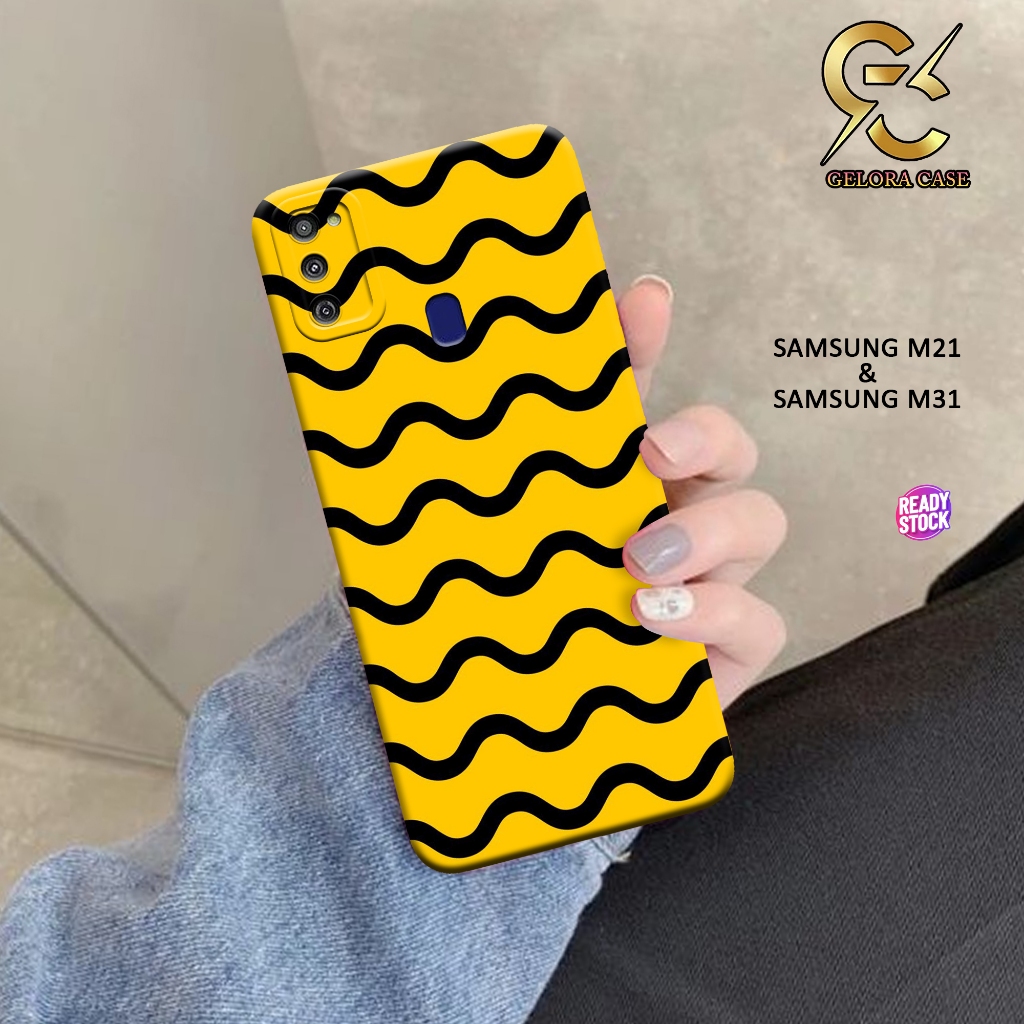 Case Samsung Galaxy M21/Samsung Galaxy M31 - geloracase - Casing Samsung Galaxy M21 - Motif case abs