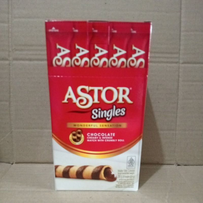 

Astor Singles Wafer Stick Cokelat Isi 20