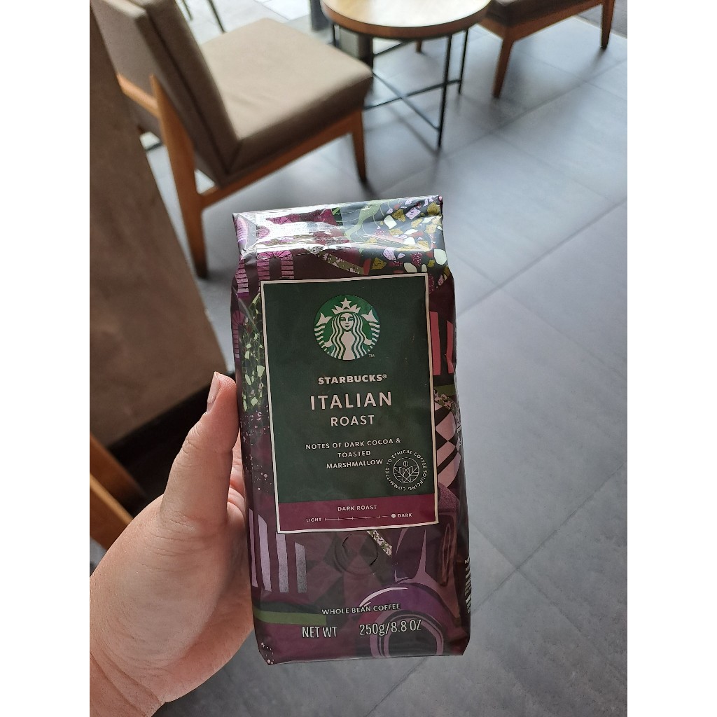 

Whole Bean Starbucks Dark Roast 250gram_Italian Roast