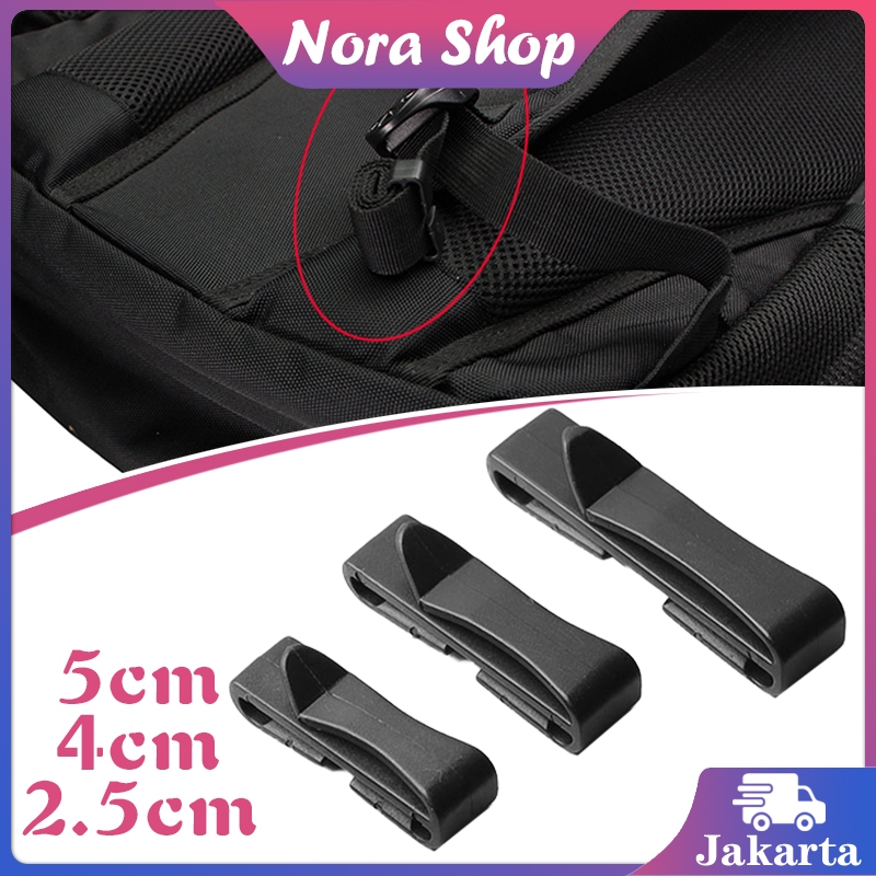 Klip Tali Tas 100pcs Webbing Strap Clip Webbing Kepper Penjepit Tali Tas Buckle Strap Tas Plastik