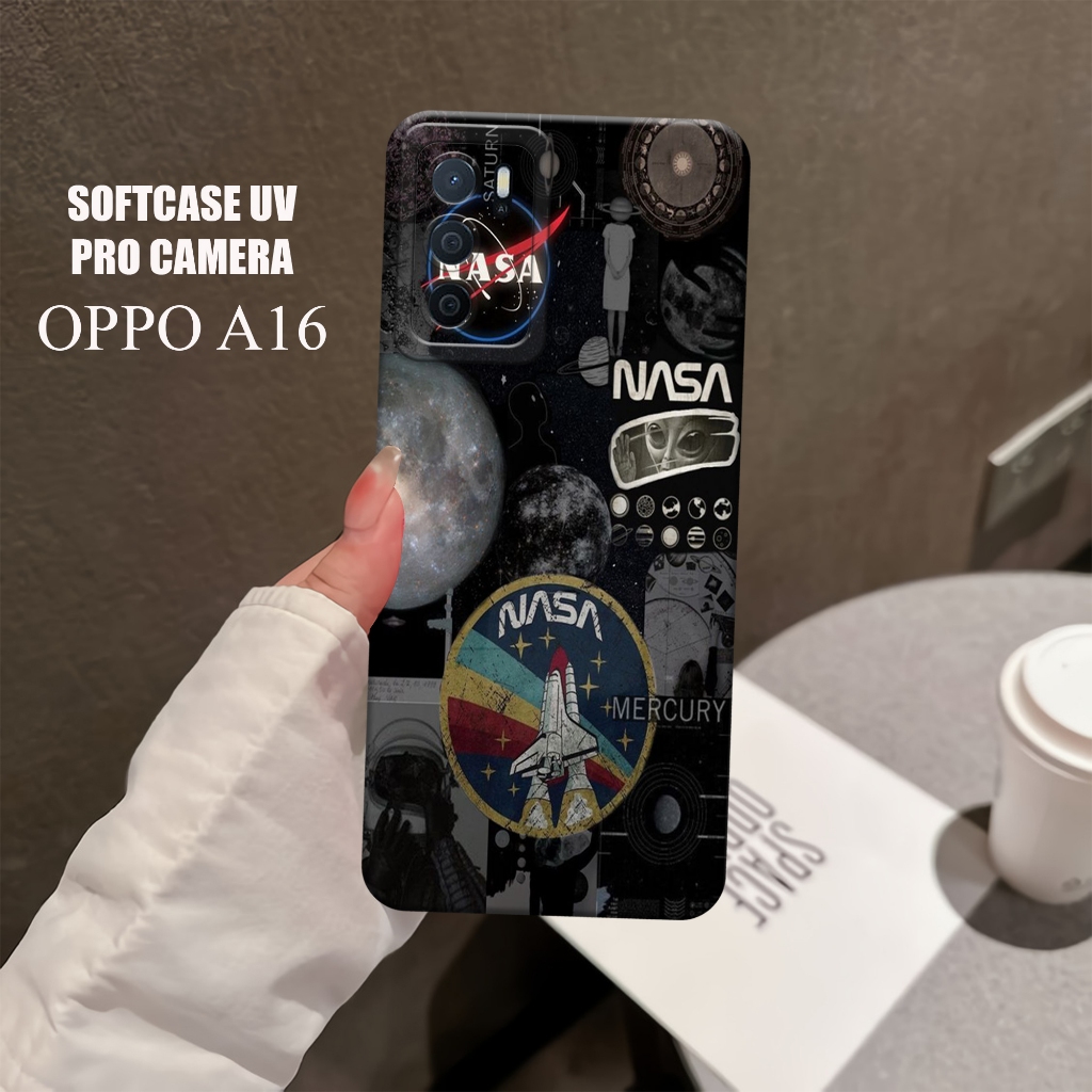 Case OPPO A16 - OPPO A16  Terbaru - Softcase OPPO A16  - Softcase Pro Camera - Casing Hp OPPO A16 - 