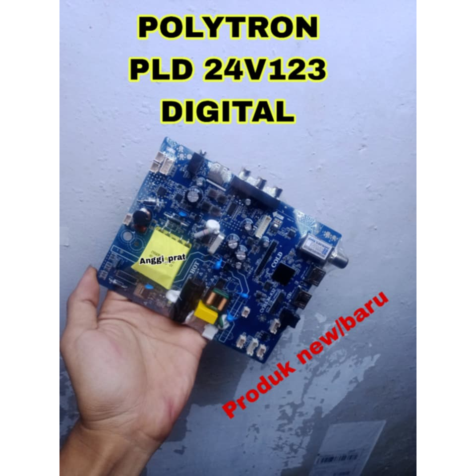 MB MAINBOARD TV LED POLYTRON PLD 24V123 - MB TV POLYTRON PLD24V123 - 24V123 BARANG NEW/BARU ORIJINAL