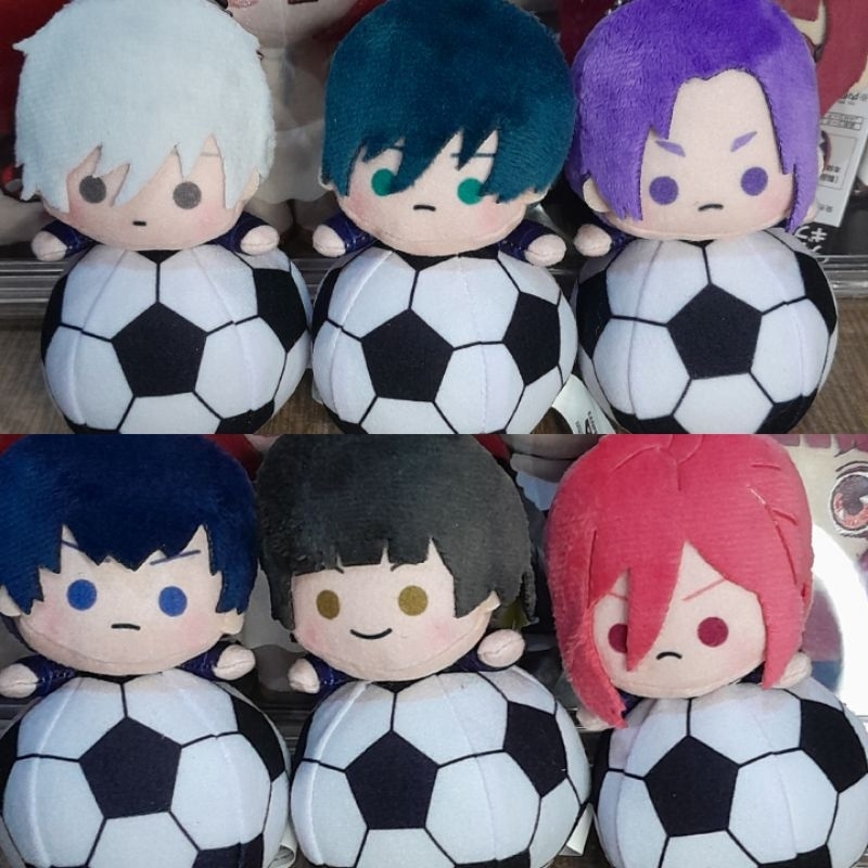 (Ready) Official Boneka Blue Lock Plush Yoichi Isagi, Seishiro Nagi, Reo Mikage, Meguru Bachira, Hyo