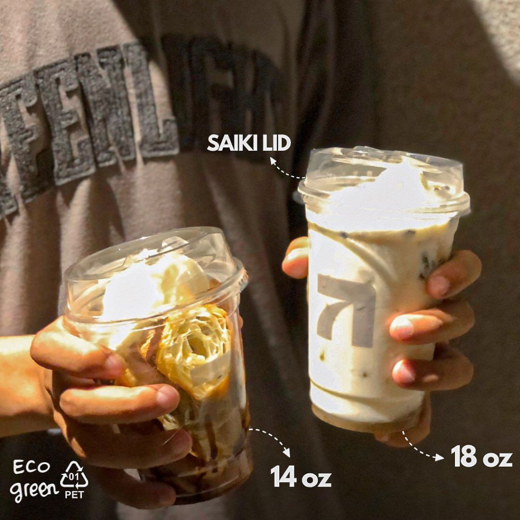 Cup Gelas Plastik PET 18 Oz - Gelas Cup Ice Kopi Teh Susu 18oz - ISI 50 PCS