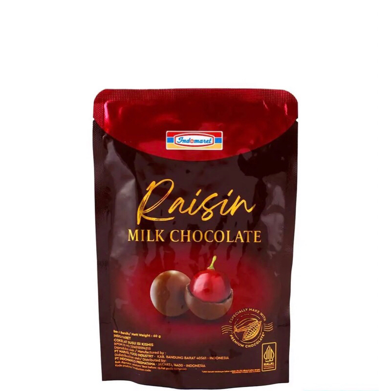 

Milk Chocolate Raisin 60g