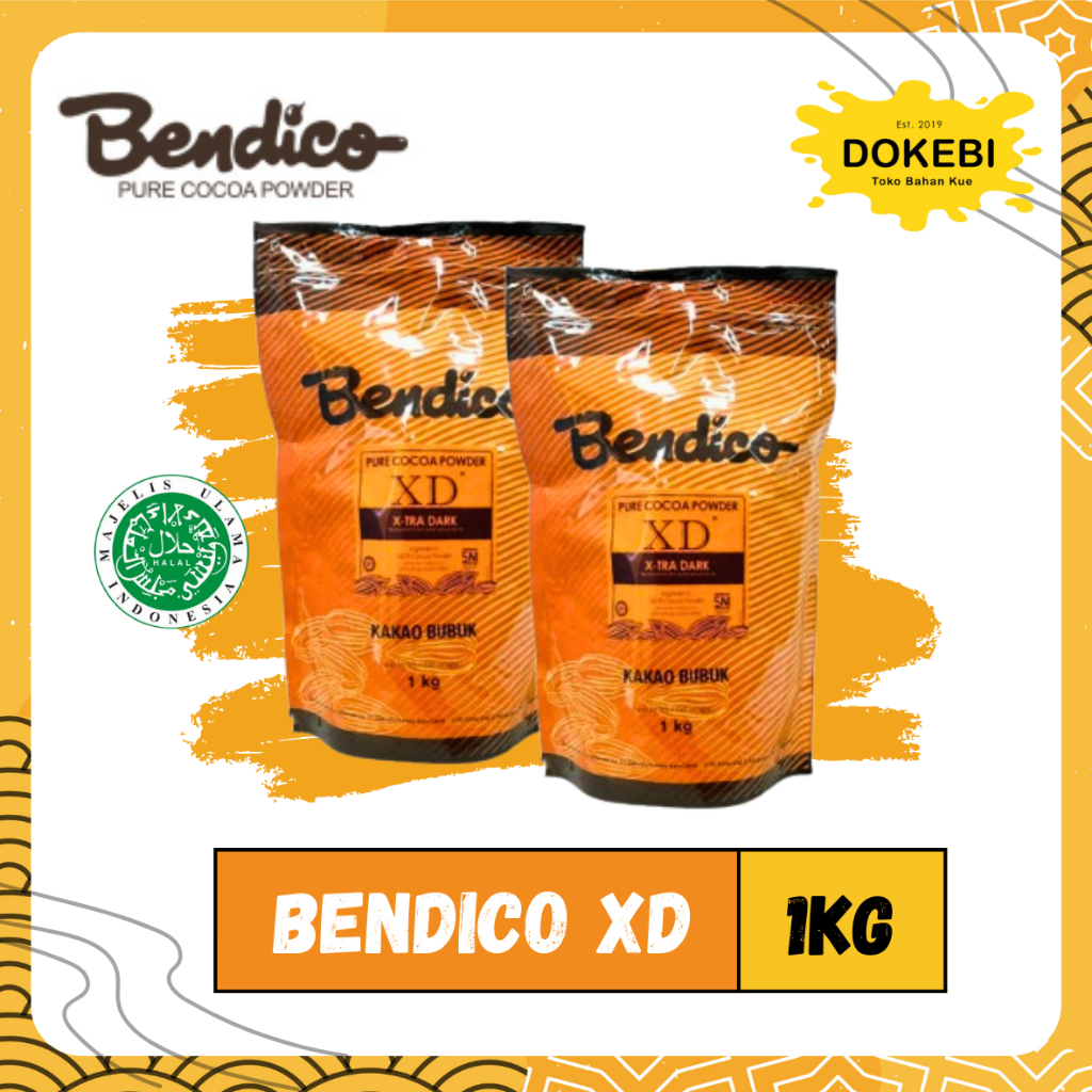 

BENDICO XD EXTRA DARK 1Kg / COKLAT BUBUK BENDICO / PURE COCOA POWDER