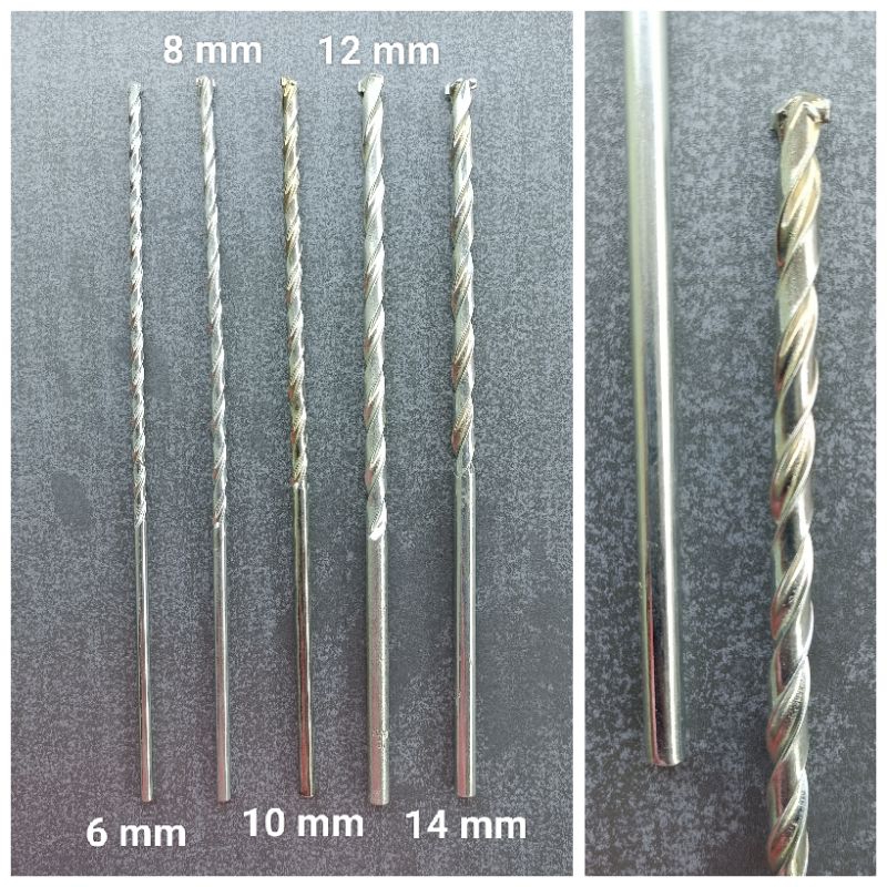 Mata Bor Beton Panjang 30 cm Long Mansory Drill