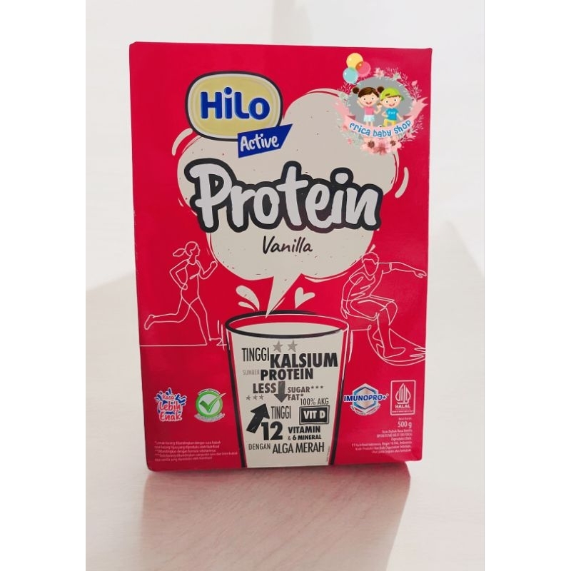 

Hilo Active Protein Vanilla (500gr) - Susu Tinggi Kalsium (100% Original)