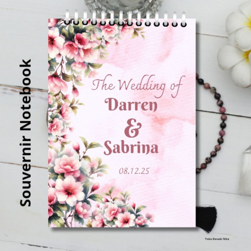 

SOUVERNIR PERNIKAHAN NOTEBOOK/NOTEBOOK COUSTOM