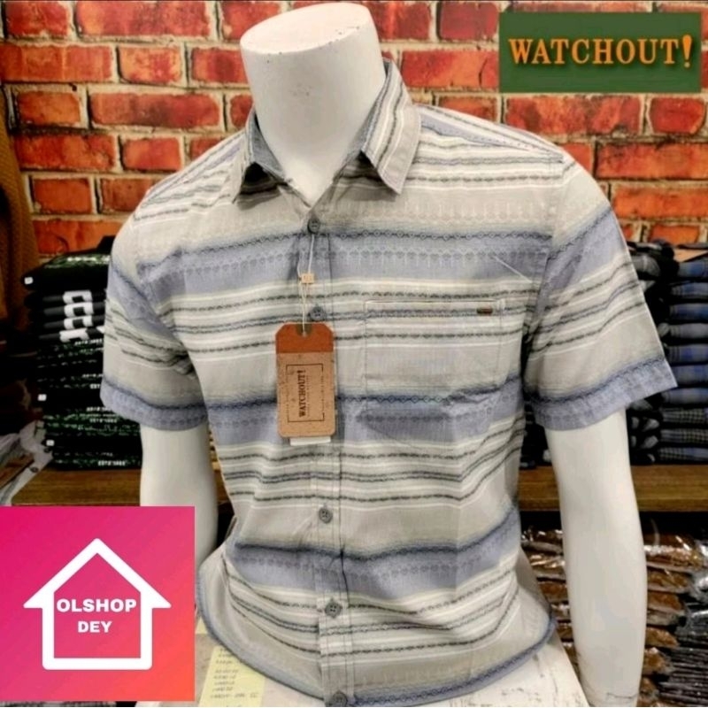 Watchout Kemeja Pendek Pria