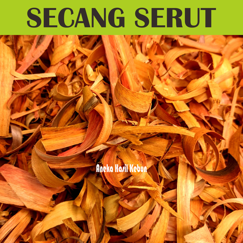 

100 Gr Kayu Secang Serut Tipis halus Kualitas Premium langsung Produsen