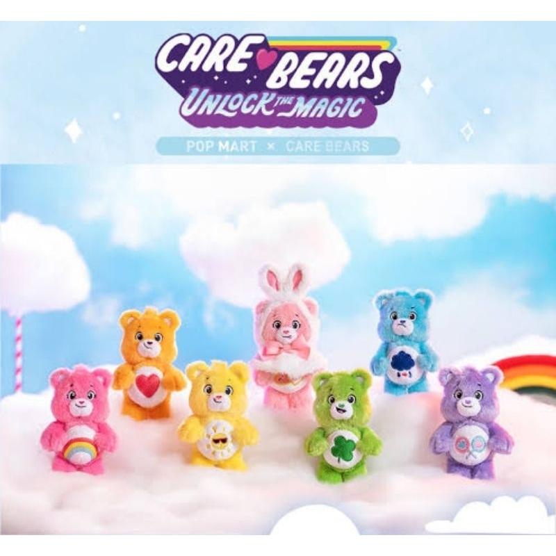 Plush Keychain Care Bears Unlock The Magic - Sunshine Bear