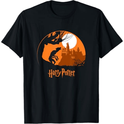 Harry Potter Halloween Werewolf Remus Lupin Silhouette T-Shirt