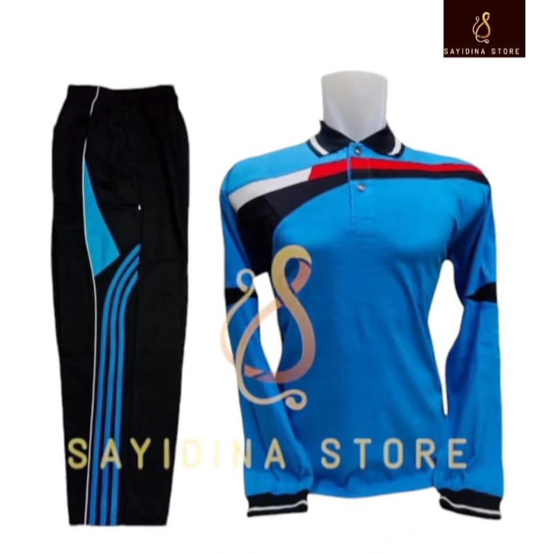 stelan/ setelan olahraga pria wanita/seragam guru senam/setelan trening