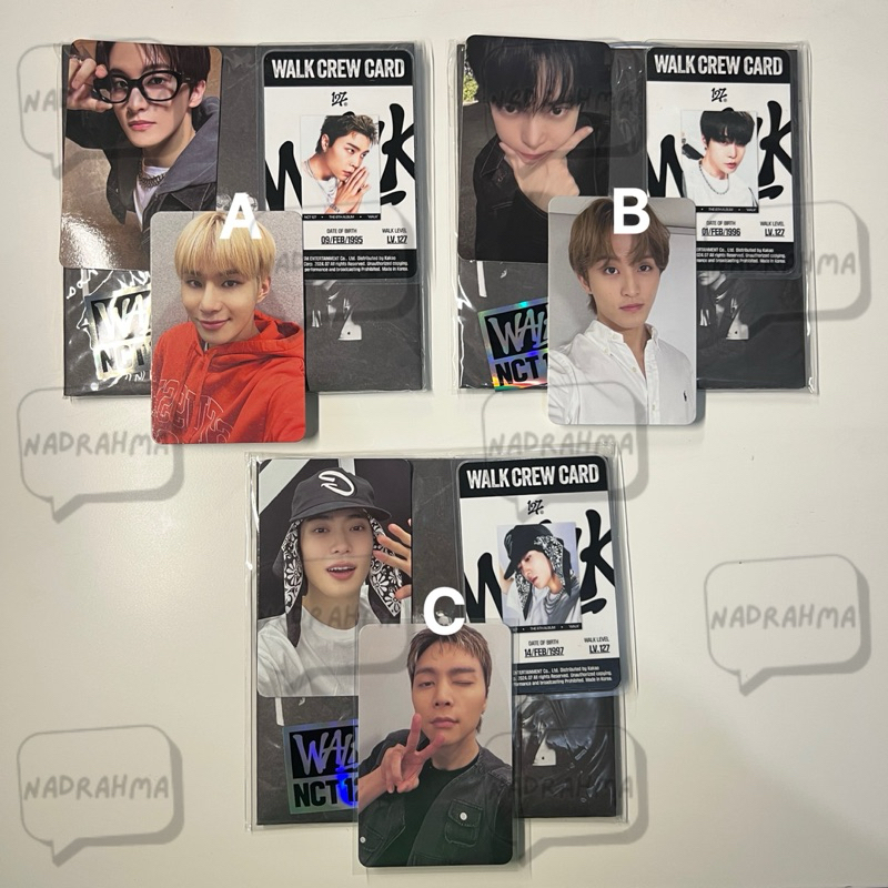 UNSEALED NCT 127 ALBUM "WALK POSTER VER" x fansign kpopmerch