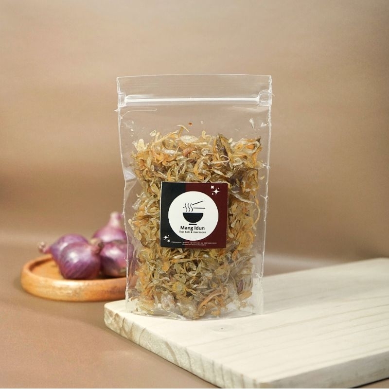 

Bawang Goreng Sumenep Krispi tanpa campuran