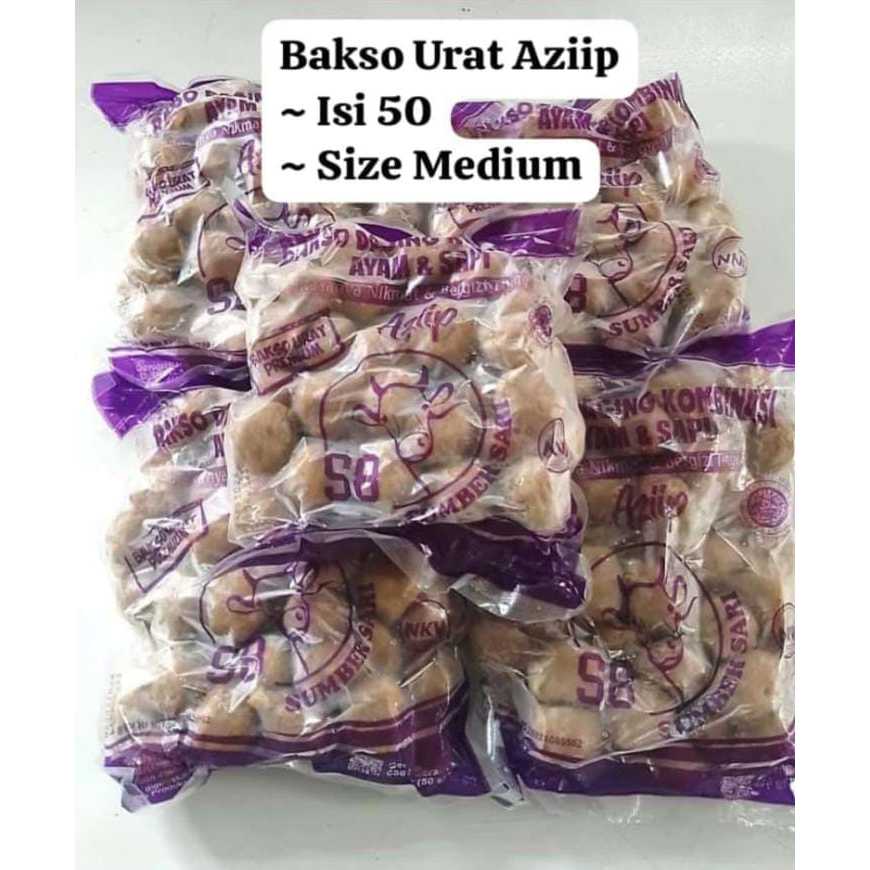 

BAKSO URAT MIX SAPI & AYAM - BAKSO URAT AZIIP DAGING Frozen Food Beku Cemilan Makanan Olahan Enak