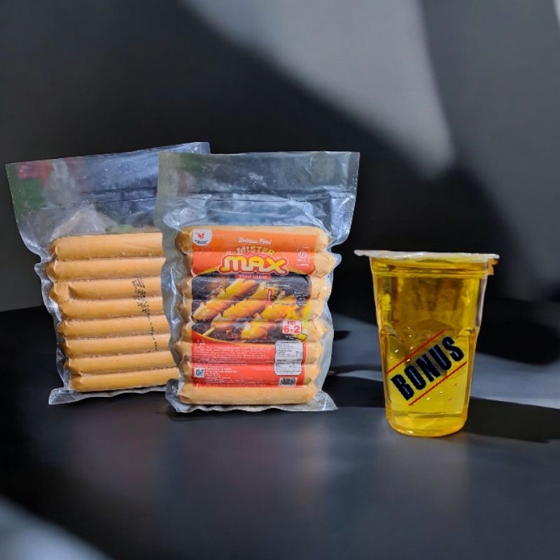 

PROMO SOSIS BAKAR JUMBO MAX ISI 8 BONUS MINYAK GORENG CUP