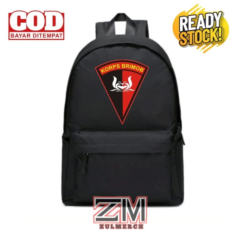 Tas Ransel korps Brimob Dll-Bacpack Dewasa pria wanita/ Ransel Laptop Sekolah Dewasa Gambar Korps Br