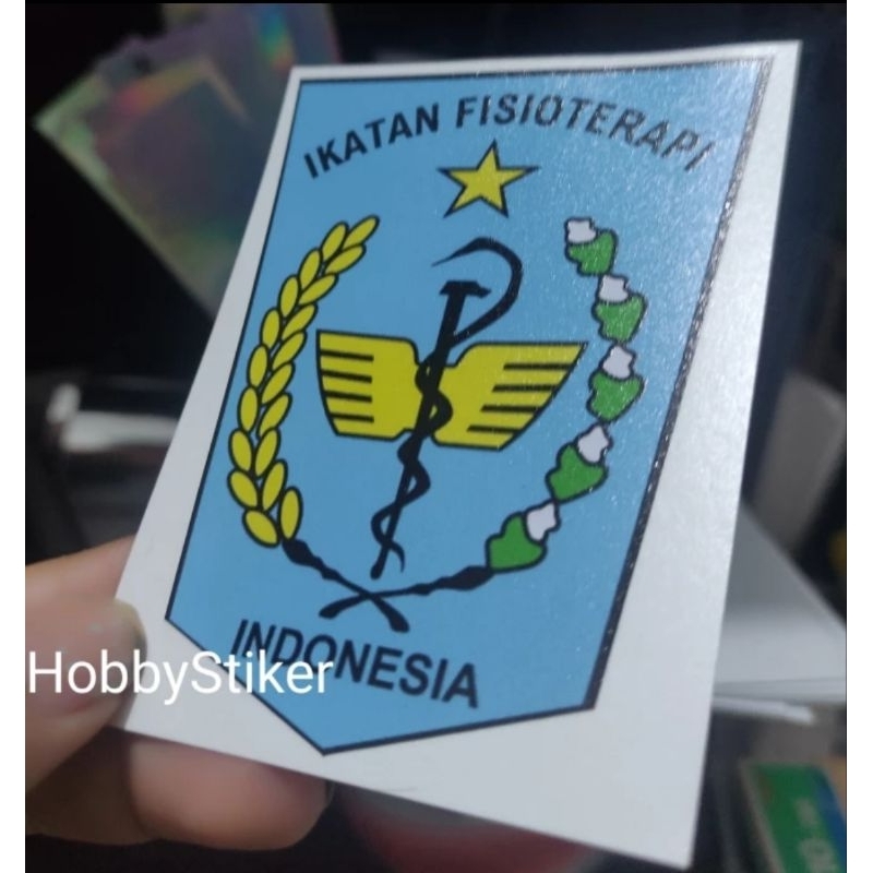 Stiker ikatan fisioterapi indonesia untuk mobil klinik