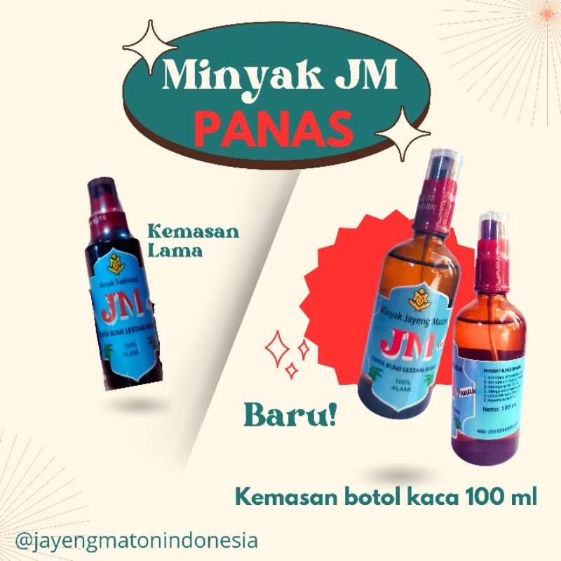 Minyak Jayeng Maton panas // Minyak Urut // minyak urut panas // netto 100ml