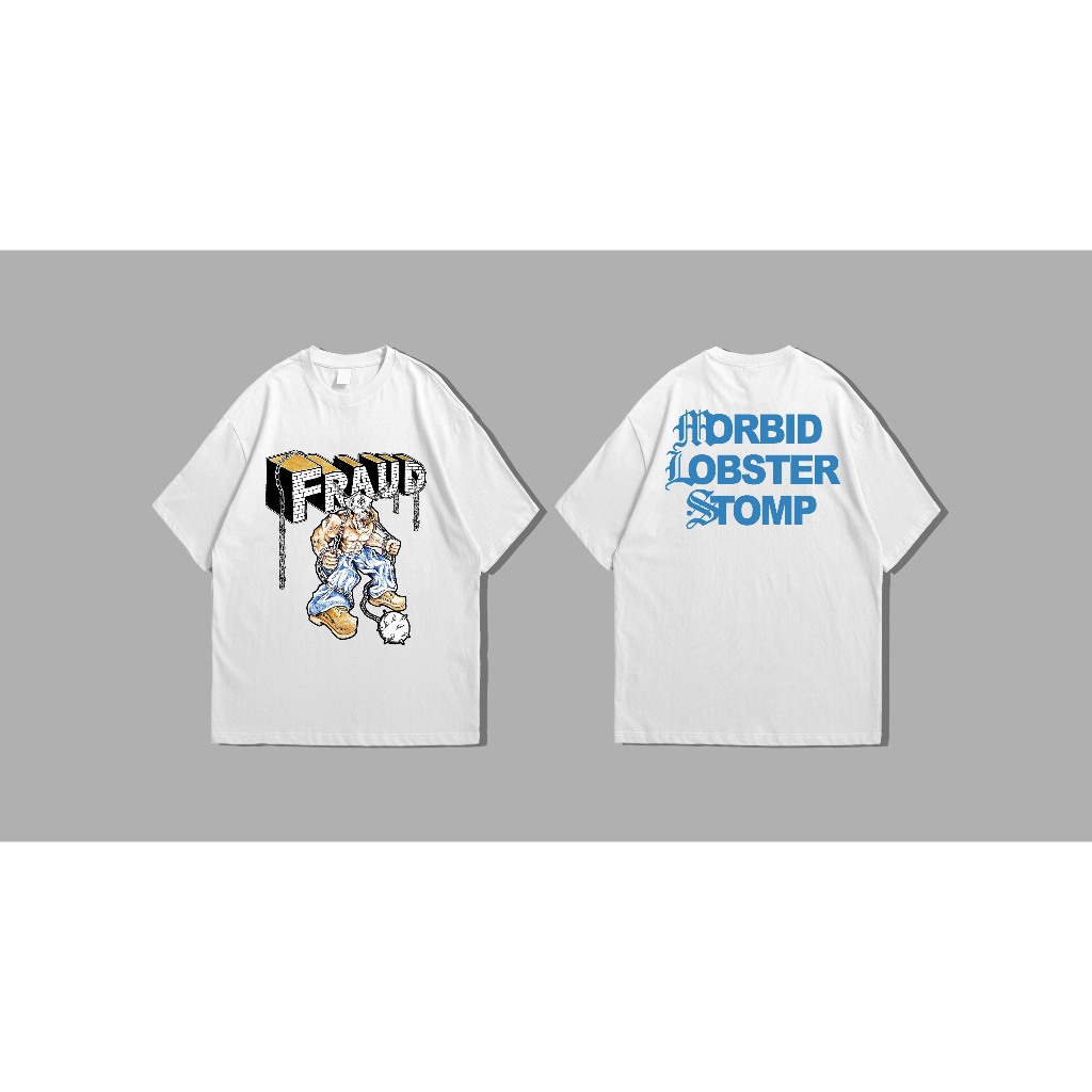 FRAUD - MORBID LOBSTER STOMP / KAOS BAND FRAUD HARDCORE / KAOS DISTRO PRIA WANITA FREE STICKER