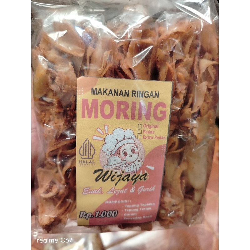 

moring/kripik moring/kripik viral.ecer1000/harga/pack