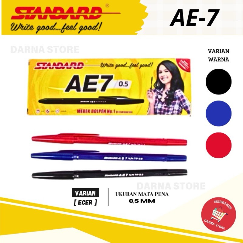 

Pullpen Standard AE 7 0,5 mm ecer/satuan