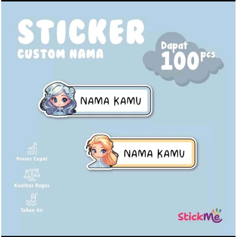 

Sticker Custom Bisa Request Nama Sendiri Atau Orang Lain