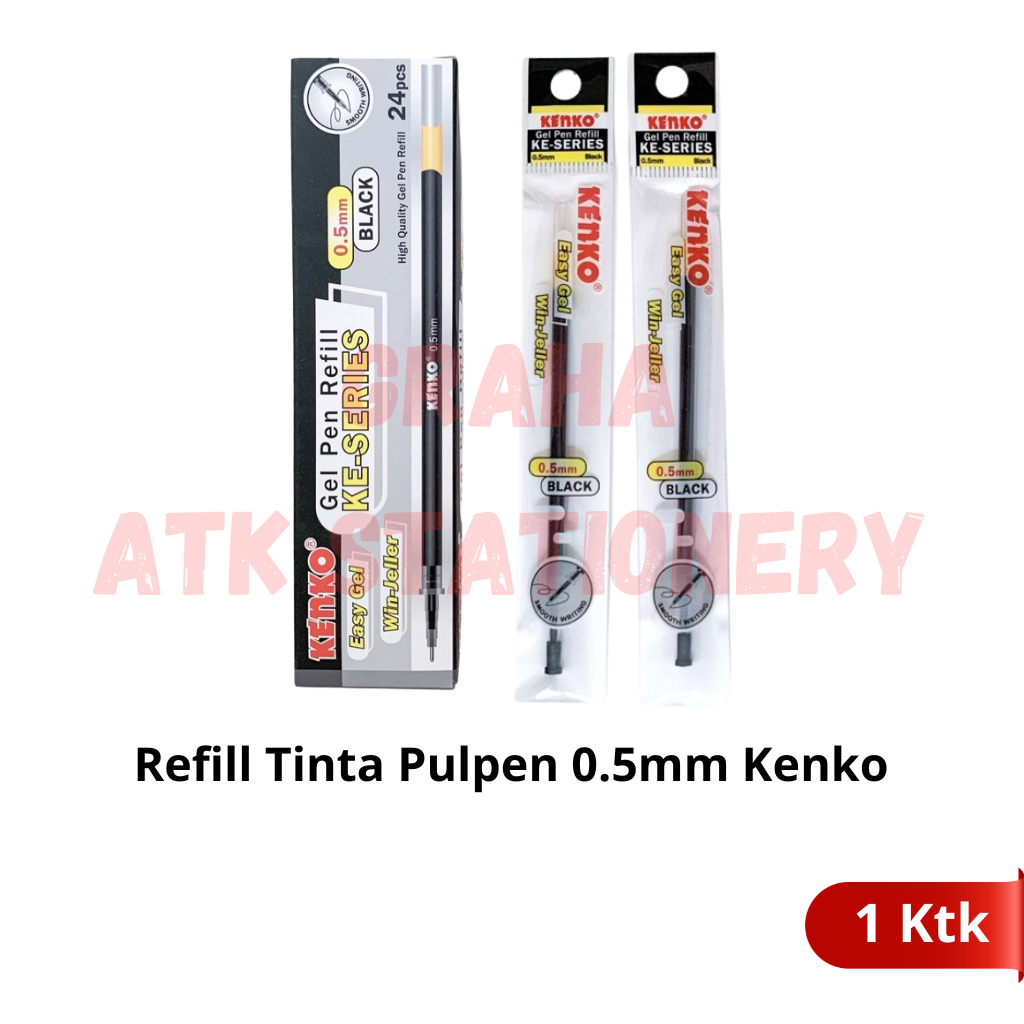 

[1 Kotak] Refill Tinta Pulpen 0.5mm Kenko / Isi Ulang Tinta Pulpen / Refill Gel Ink Pen 0.5mm Kenko