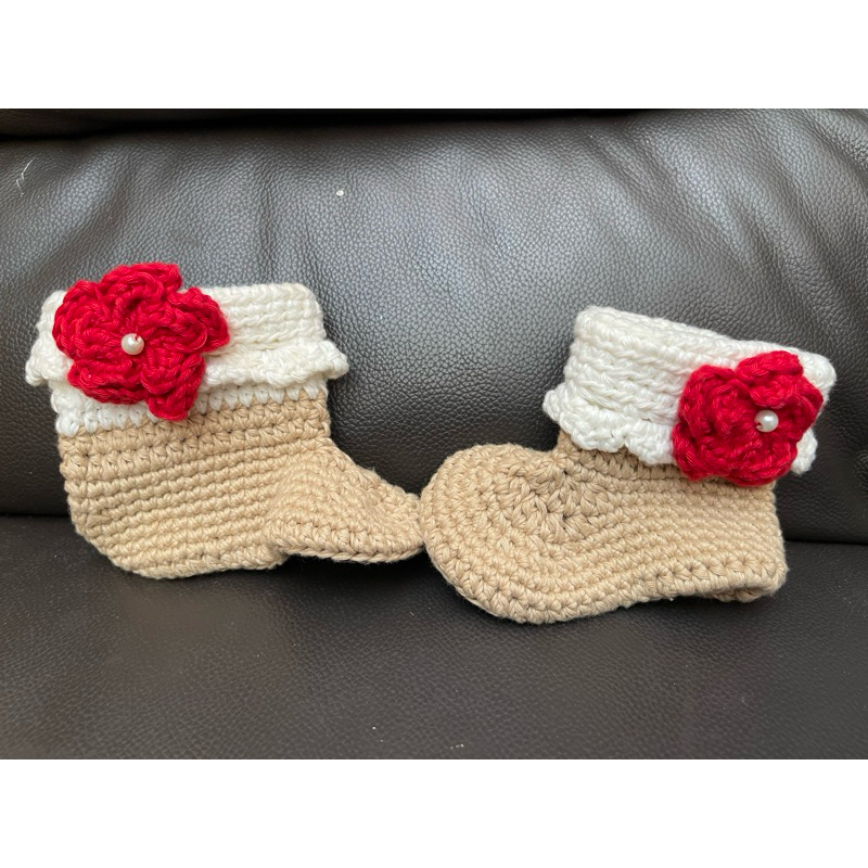 [TERMURAH] Balikpapan sepatu rajut bayi bunga