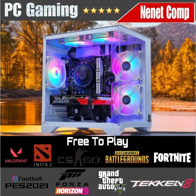 PC Gaming Intel Core i7 3770 | RX 580 8GB | 8GB | SSD | Rakitan Gaming PC