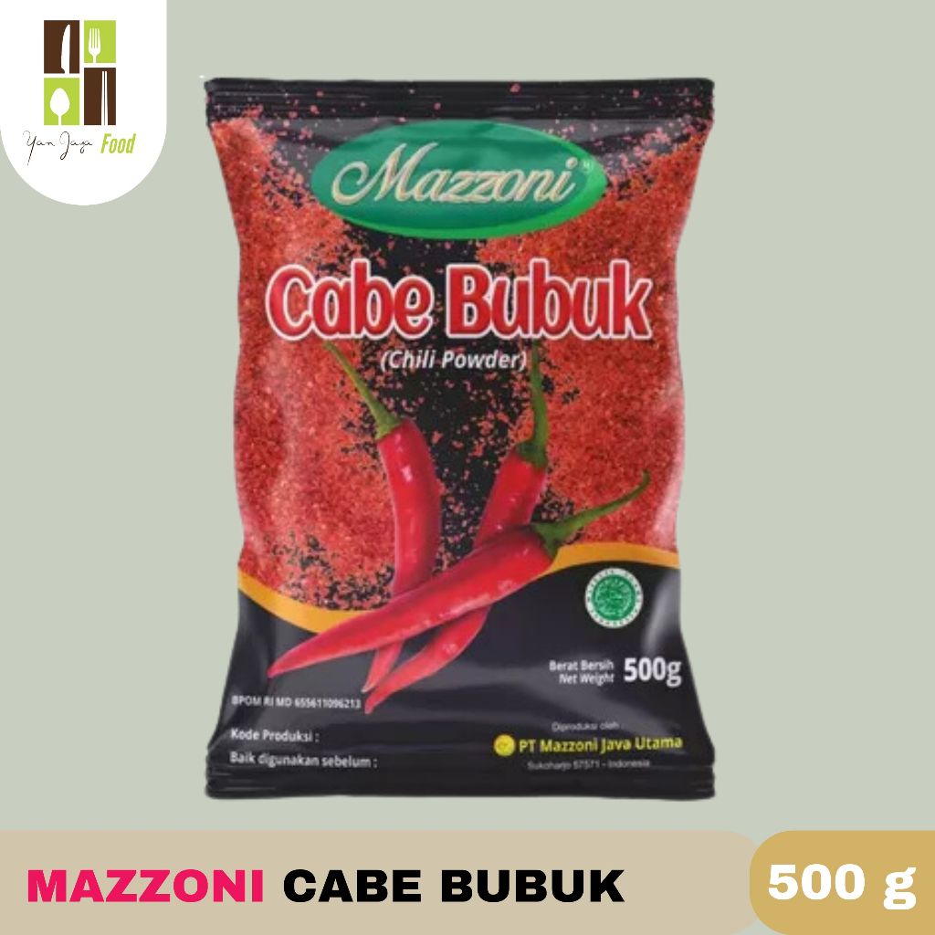 

Mazzoni Bumbu Tabur Cabe Bubuk / Bubuk Cabe 500 gr