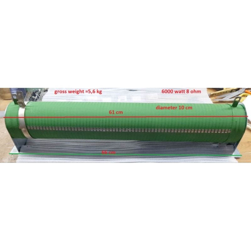 RESISTOR DUMMY LOAD 6000W 8OHM
