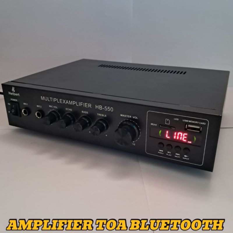 Power Ampli Toa/Ceiling Bluetooth 75w Amplifier Toa Corong - Hb 550