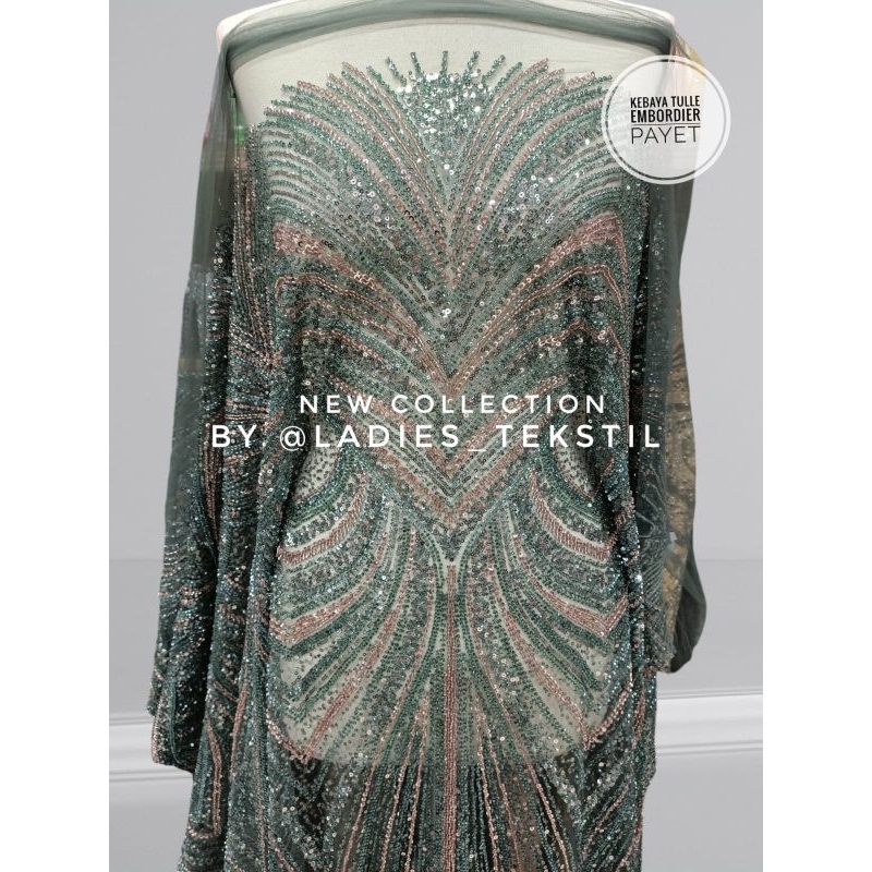 Lace kebaya tulle full payet eksklusif