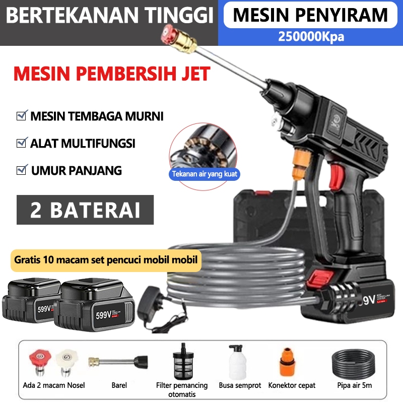TERLARIS VICTOR Mesin cuci mobil Jet Cleaner Tekanan 599V 120Bar Mesin Cuci Mobil dan Motor Mini