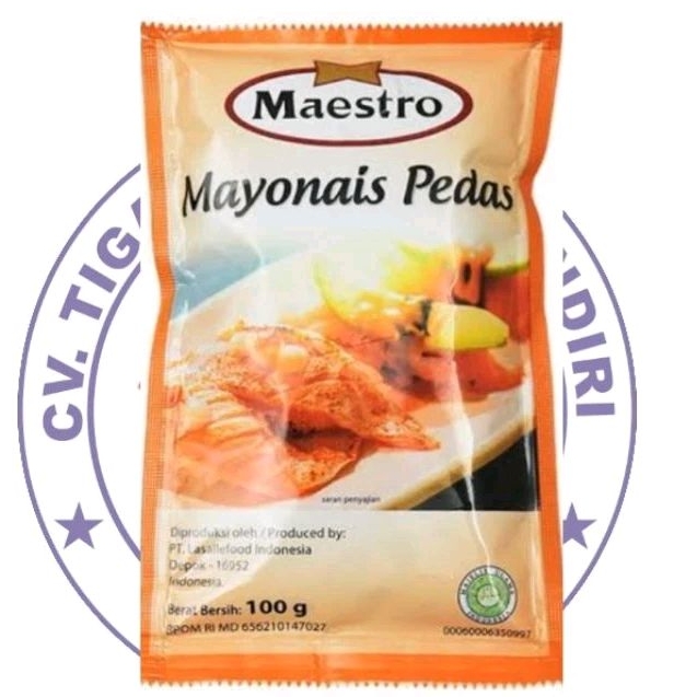 

MAESTRO MAYONAISE PEDAS 100GRAM