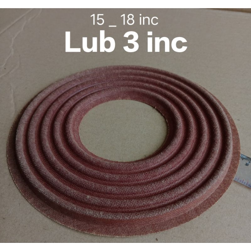damper speaker 15  18 inc Lubang 3 inc Lebar 19 cm