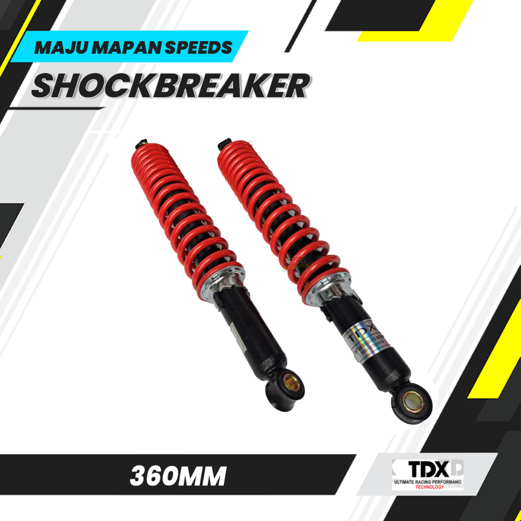 Shockbreaker 360mm Red TDX / Shock Belakang 360mm