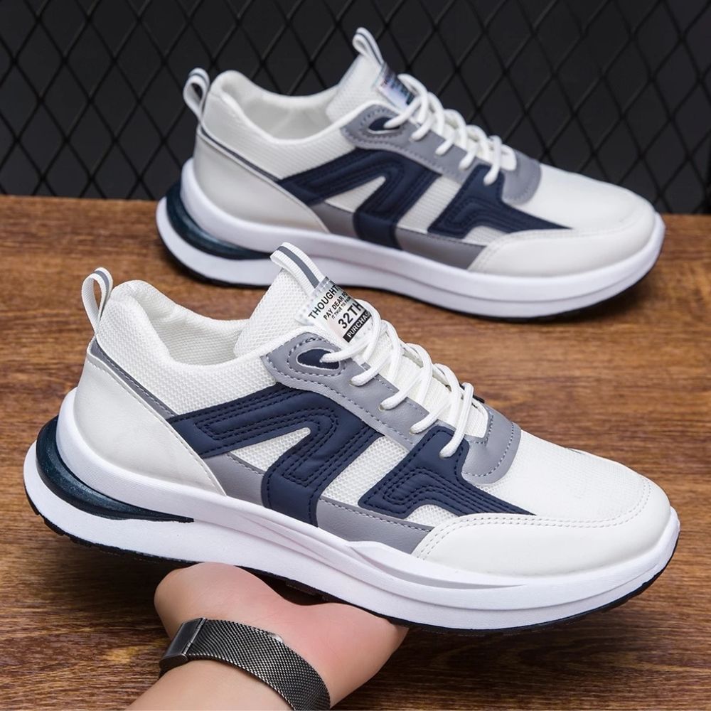 BARRA "Free Box" (Size 39 - 45)  Sepatu Pria Sneakers Sport Fashion Kasual Import