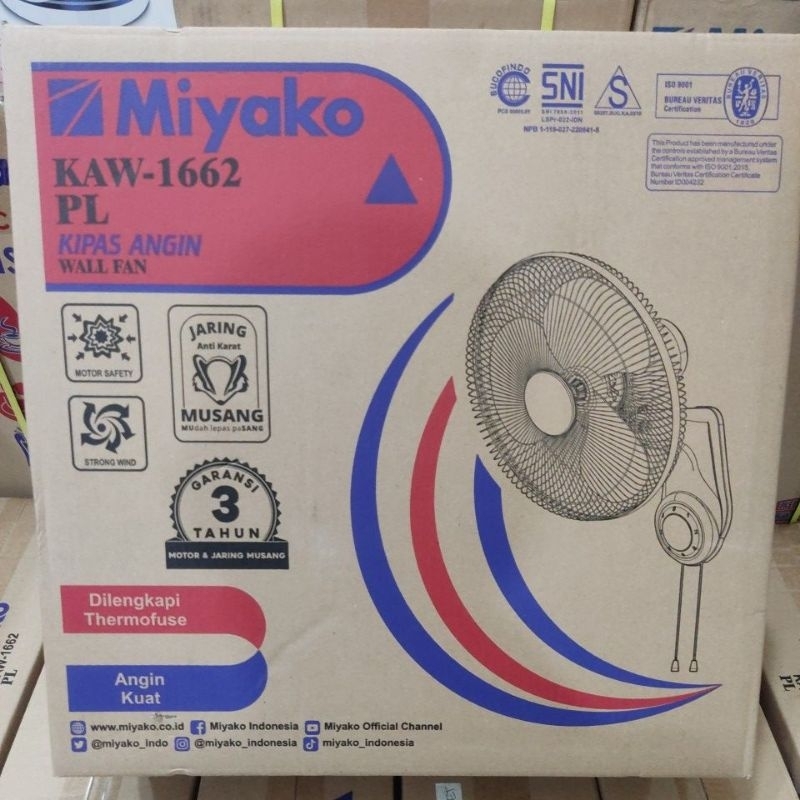 kipas angin miyako dinding16" KAW1662PL