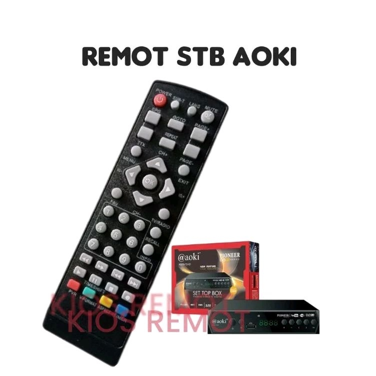 REMOT SET TOP BOX AOKI, REMOT STB AOKI
