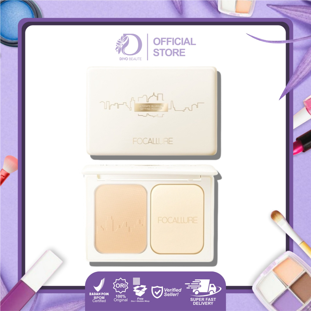 Focallure Ultimate Blurring Setting Powder - Bedak Padat - FA338