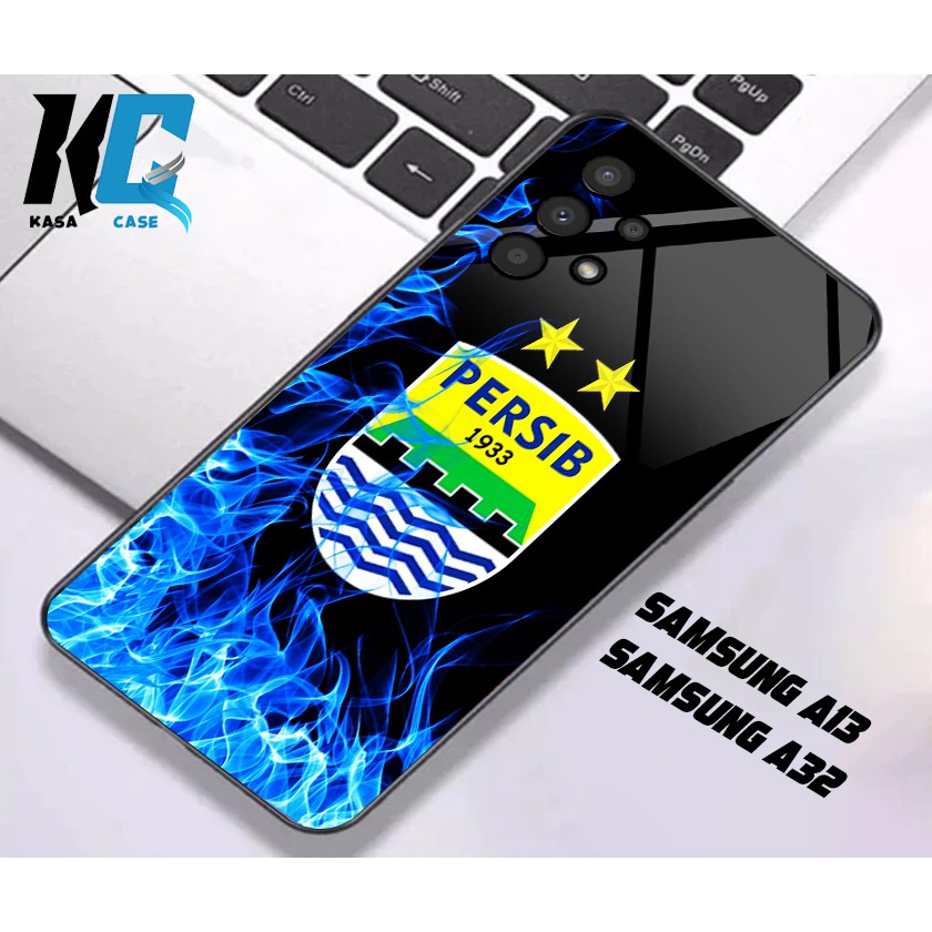 KASA CASE, Case SAMSUNG A13 SAMSUNG A32- Krtun mix PERSIB Fashion Case Murah Hardcase case sofcase P