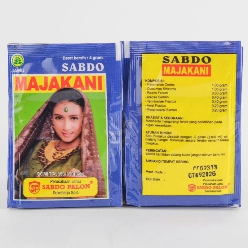 Jamu Serbuk Manjakani (1pack 10sachet) Mangurangi Lendir Berlebihan
